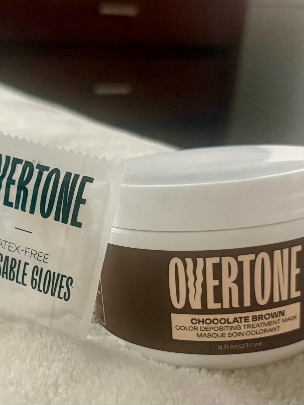 Chocolate Brown Color Depositing Treatment Mask